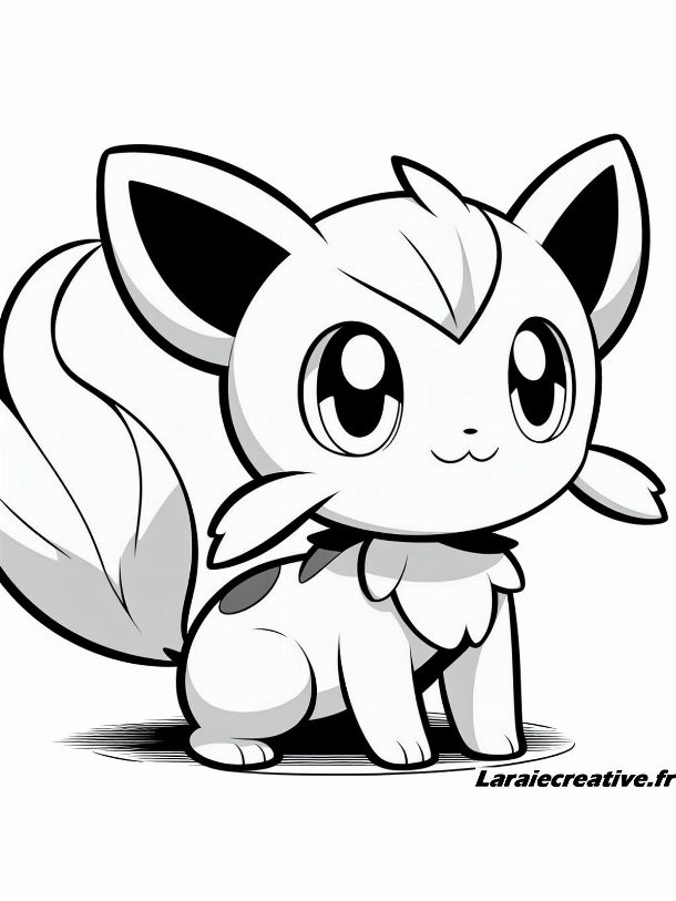 Coloriages Pokémon Evoli evolution