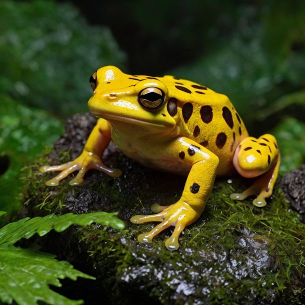 Grenouille dorée panaméenne (Atelopus zeteki) :