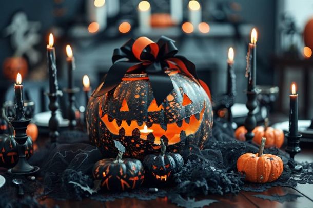 Les couleurs d'Halloween : orange, noir et autres teintes effrayantes pour une décoration réussie Les couleurs d'Halloween : orange, noir et autres teintes effrayantes pour une décoration réussie