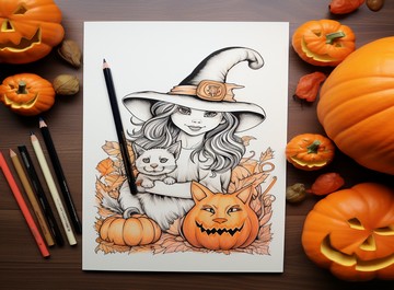 Coloriages Halloween - Dessins à imprimer pour une fête terrifiante
