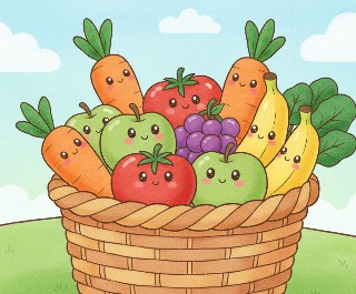 Coloriages Fruits et Légumes à Imprimer – Pour Enfants