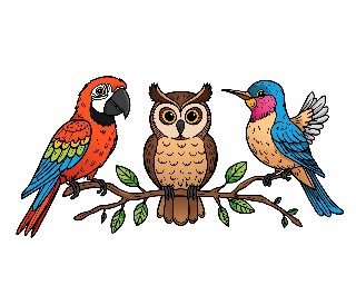 Coloriage Oiseaux à Imprimer Gratuit 