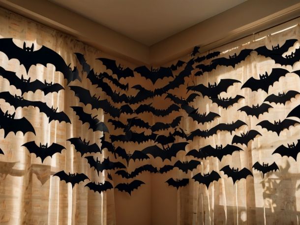 chauve-souris halloween à fabriquer
