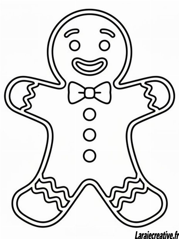 coloriage pain d epice
