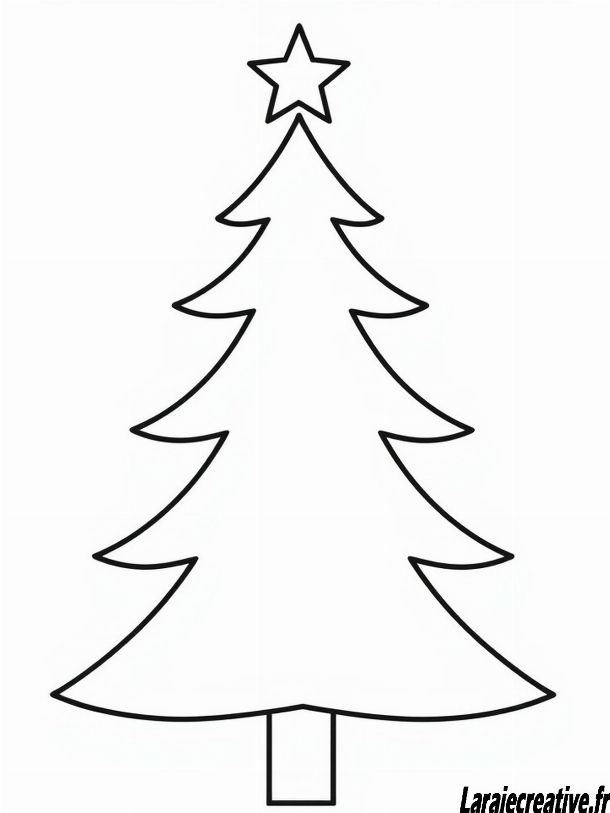 coloriage sapin de noel