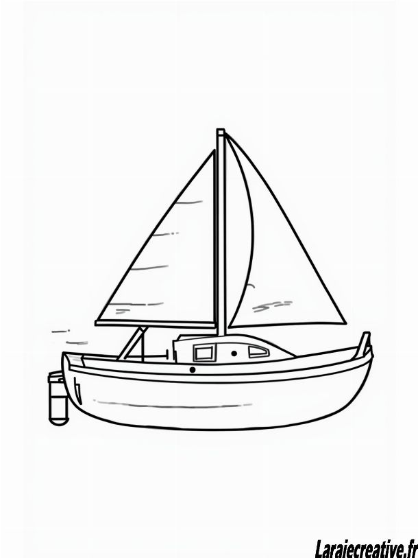 dessin bateau gratuit