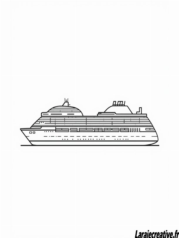 coloriage bateau gratuit