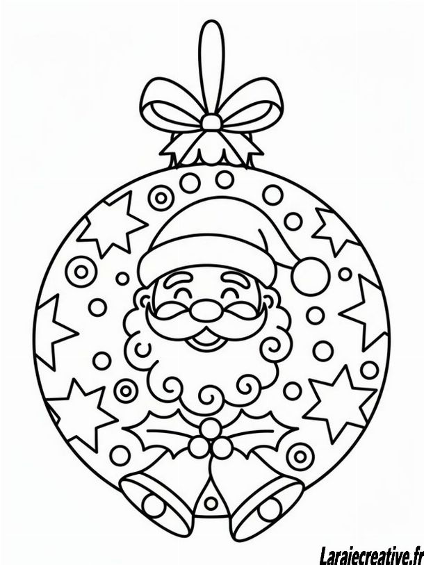 coloriage boule de noel stitch