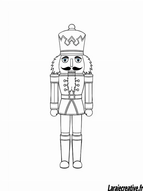 coloriage casse noisette a imprimer gratuit
