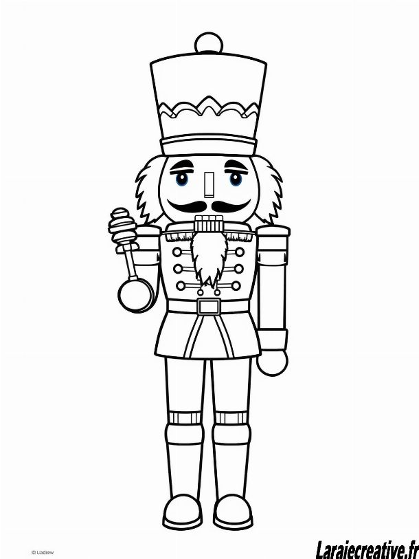coloriage casse noisette facile