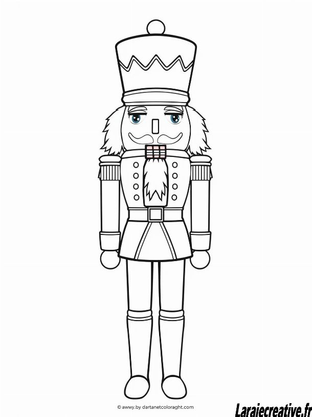 coloriage casse noisette facile et gratuit