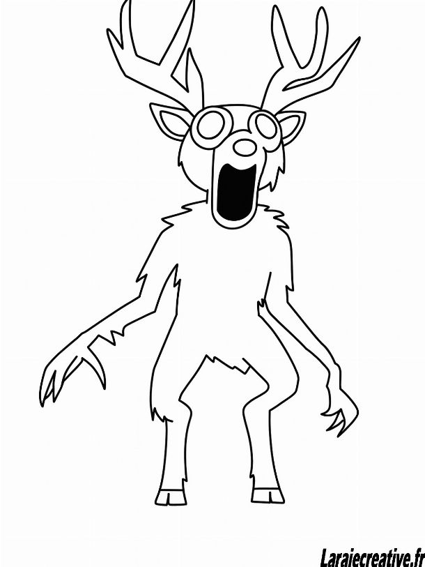 dessin cerf 99 nuits