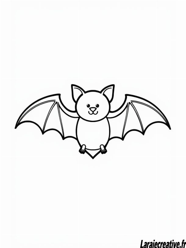coloriage chauve souris