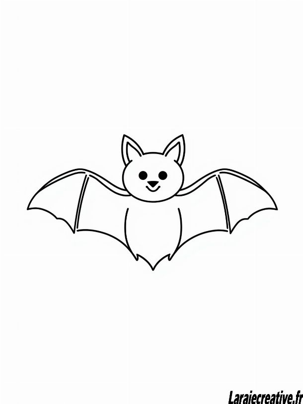 coloriage chauve souris batman