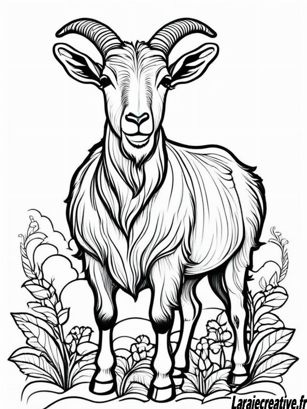 coloriage chèvre de monsieur seguin