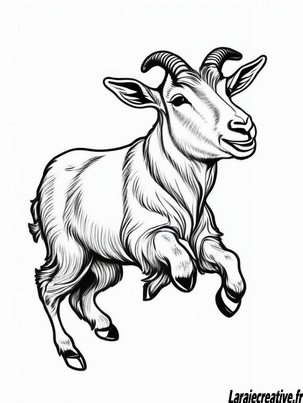 coloriage chevrette