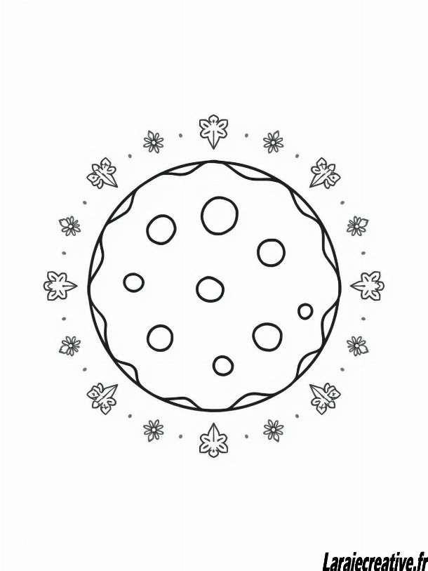 coloriage petit biscuit noel