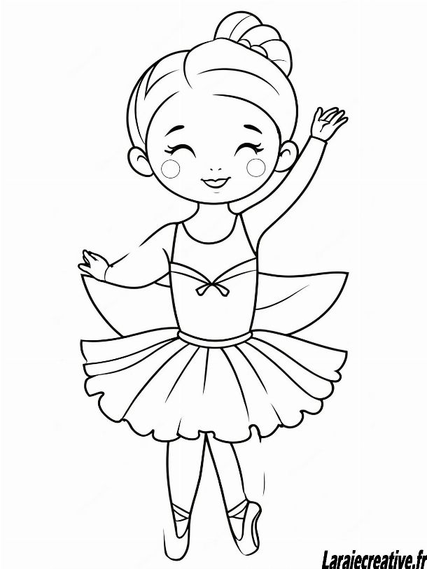 dessin danseuse facile