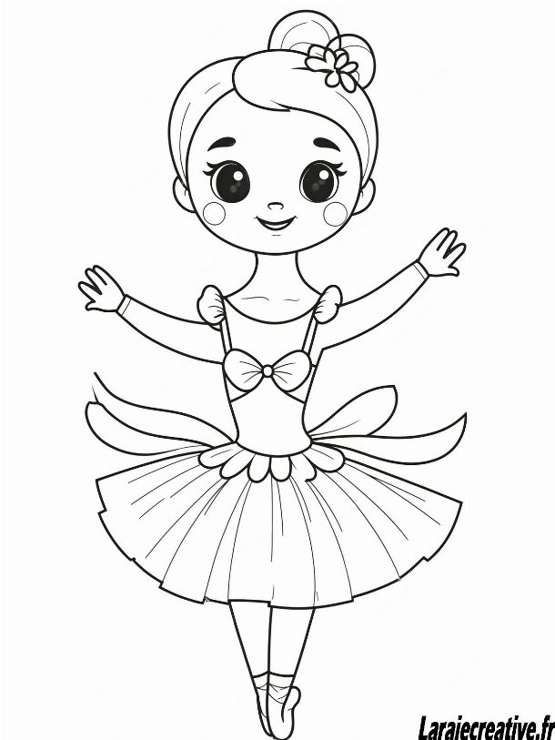 dessin danseuse classique