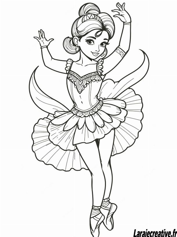 dessin danseuse moderne