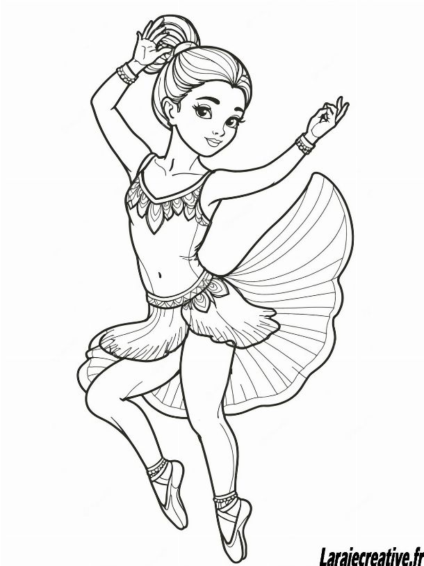 dessin danseuse de flamenco