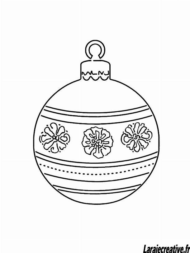 dessin boule de noel aquarelle