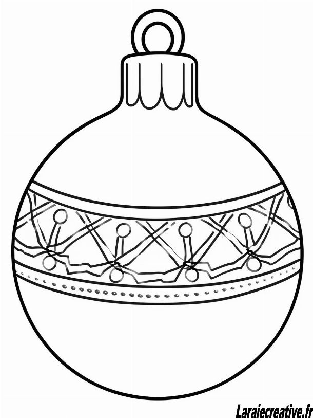 coloriage boule de noel adulte