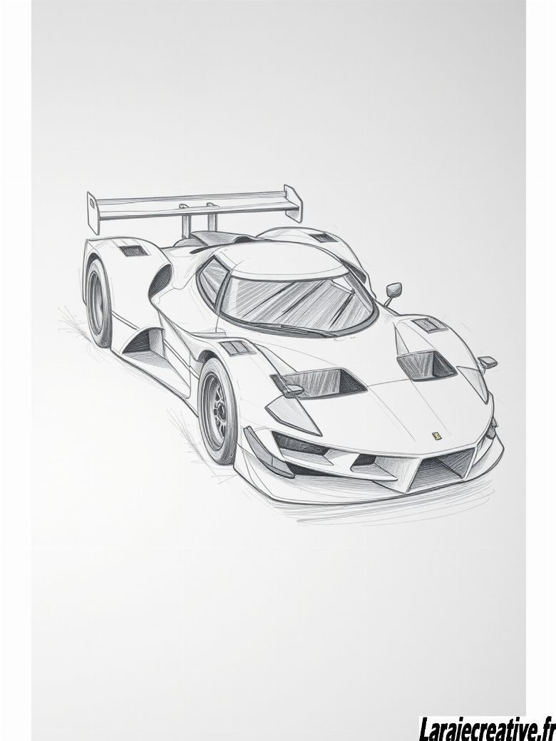 Coloriage Voiture De Course Imprimer Ou PDF coloriage-voiture-de-course-imprimer-ou-pdf