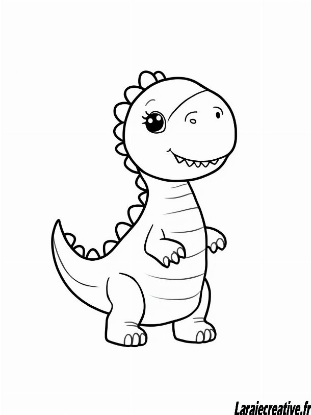 coloriage dinosaure a imprimer