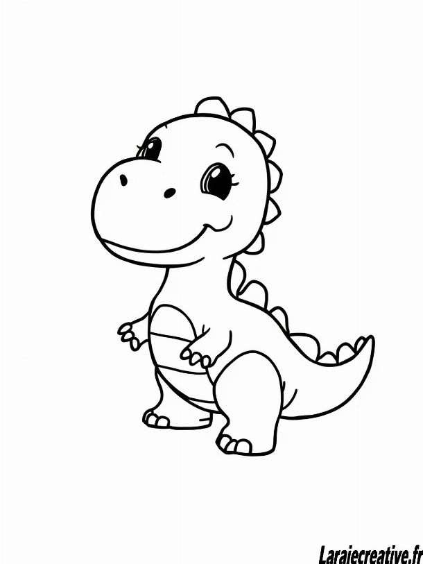 coloriage dinosaure