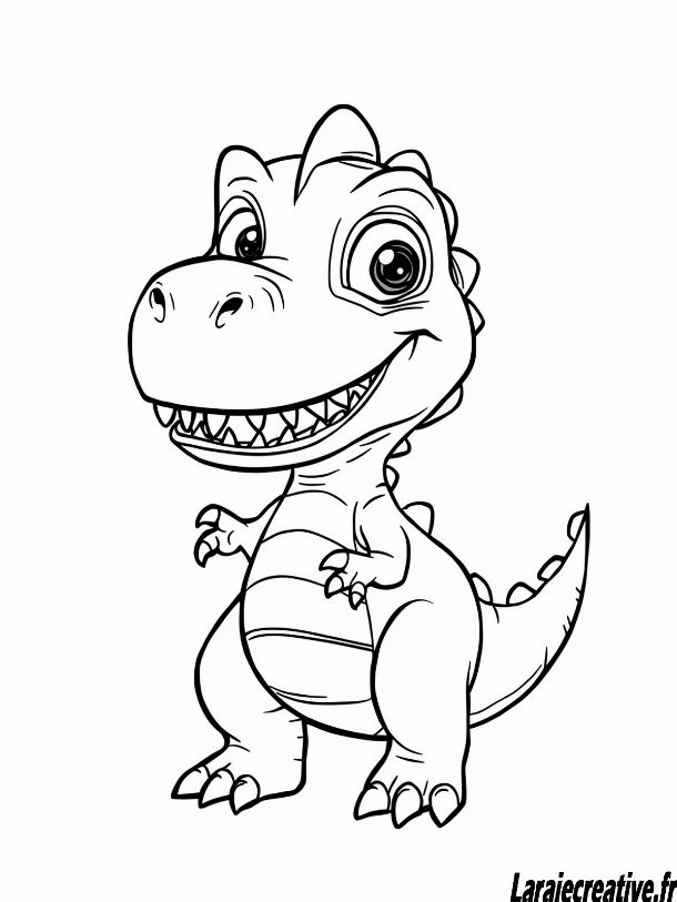 coloriage dinosaure a imprimer gratuit