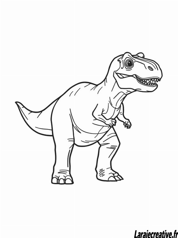 coloriage dinosaure maternelle