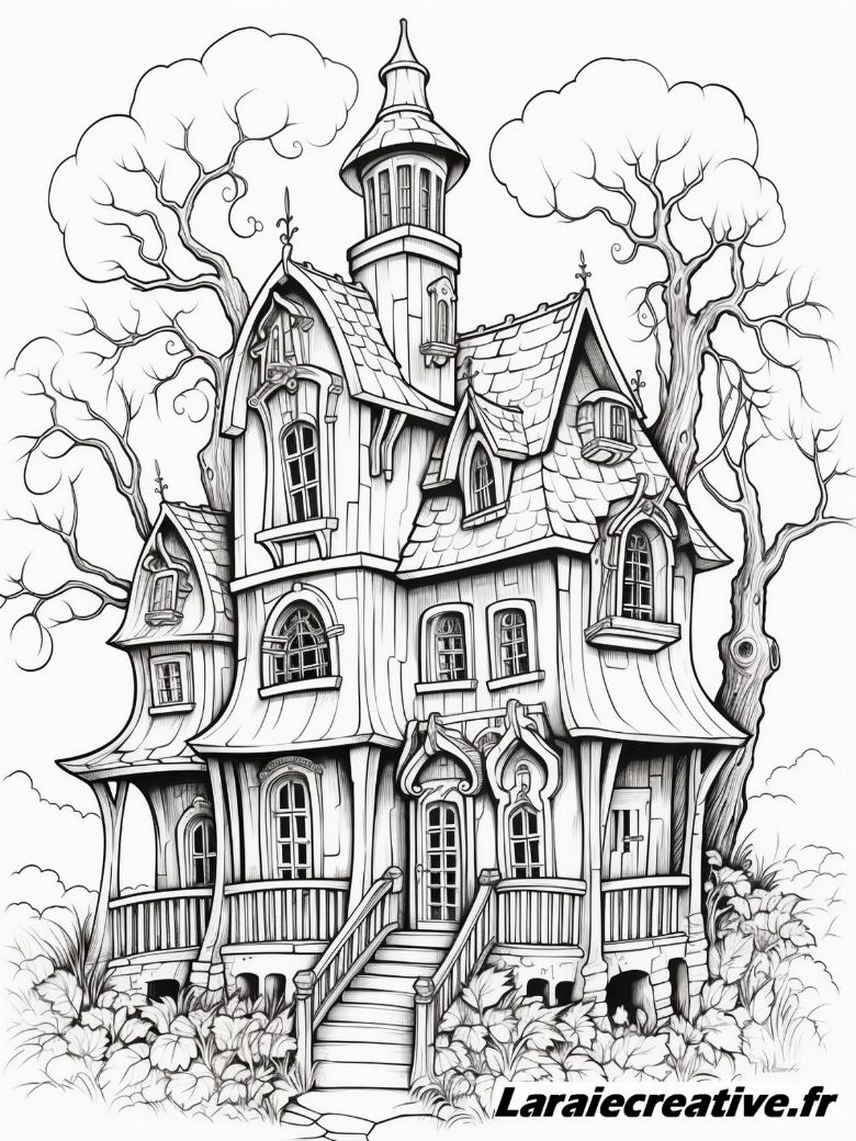 Maison Hantée Lumineuse Halloween 15.7 Cm - Décoration Résine LED Verte, Pour étagère, Bureau Ou Fête