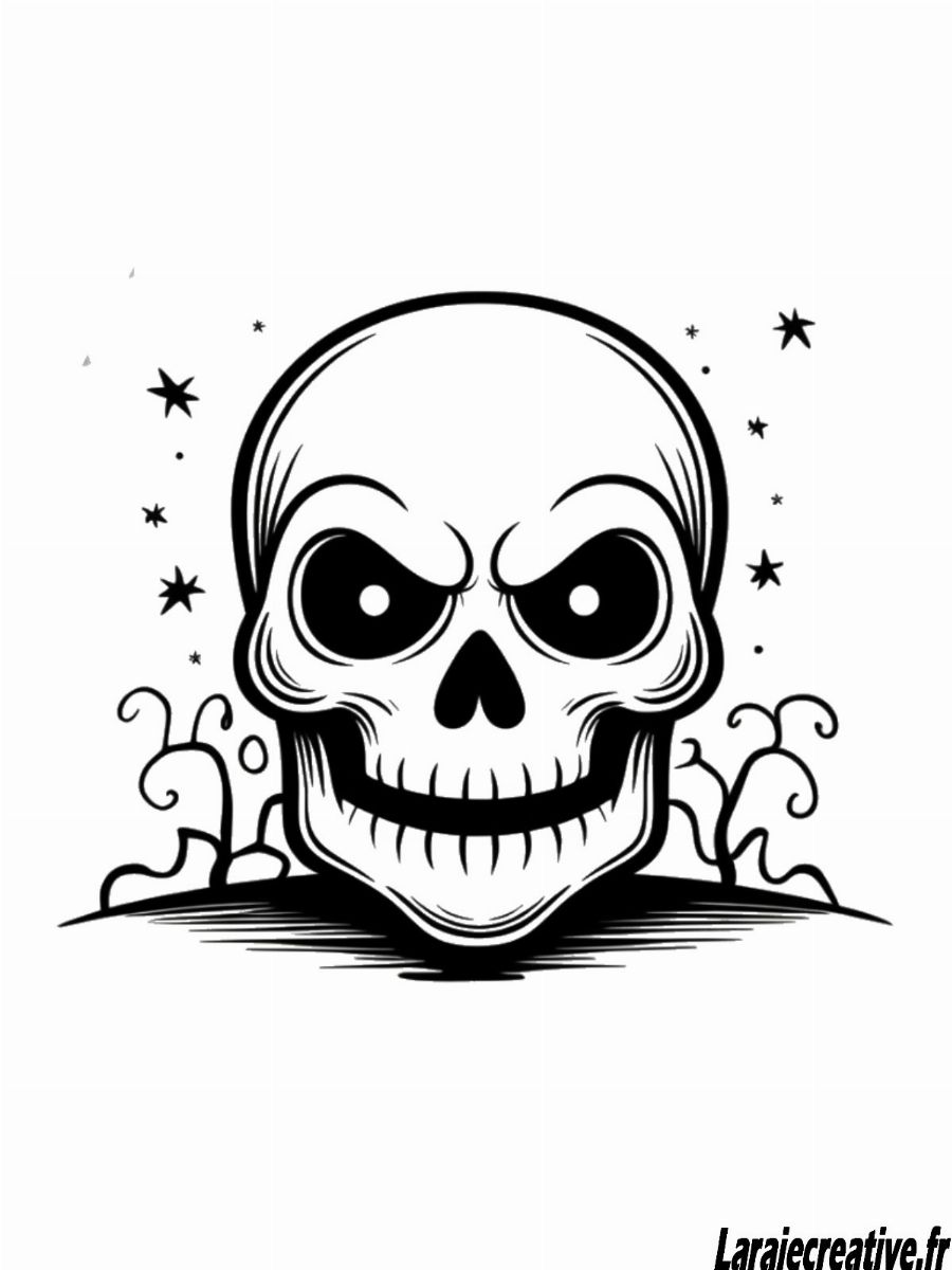 Dessin D Halloween Qui Fait Tr s Peur T l chargez Et Imprimez 