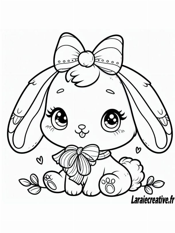 coloriage lapin à imprimer gratuit pdf