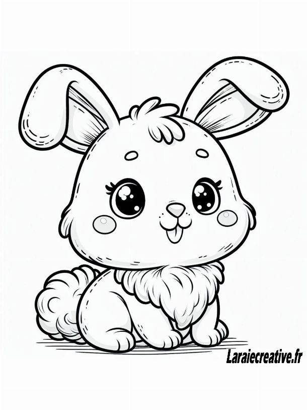 coloriage lapin à imprimer pdf