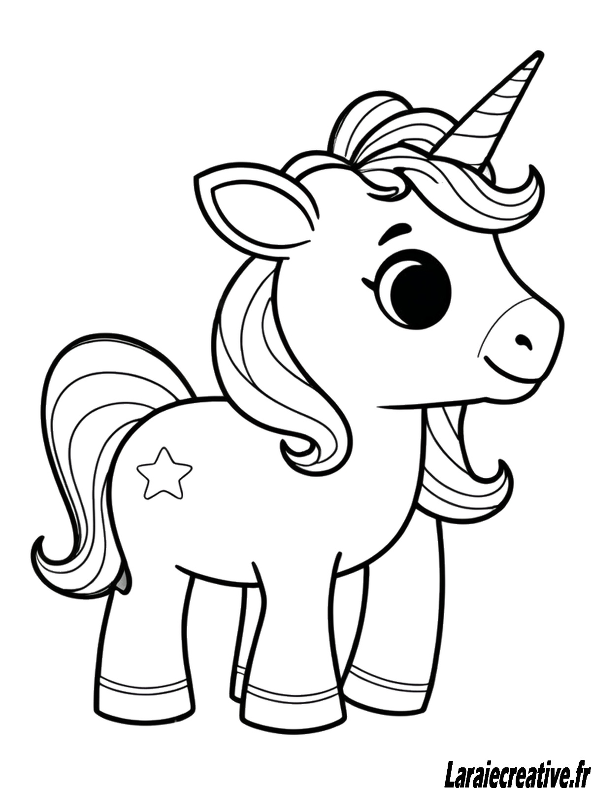 Dessin Imprimer Gratuit Licorne WVPOX