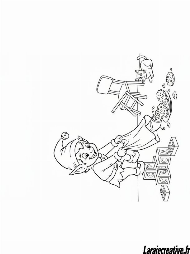 coloriage lutin farceur maternelle