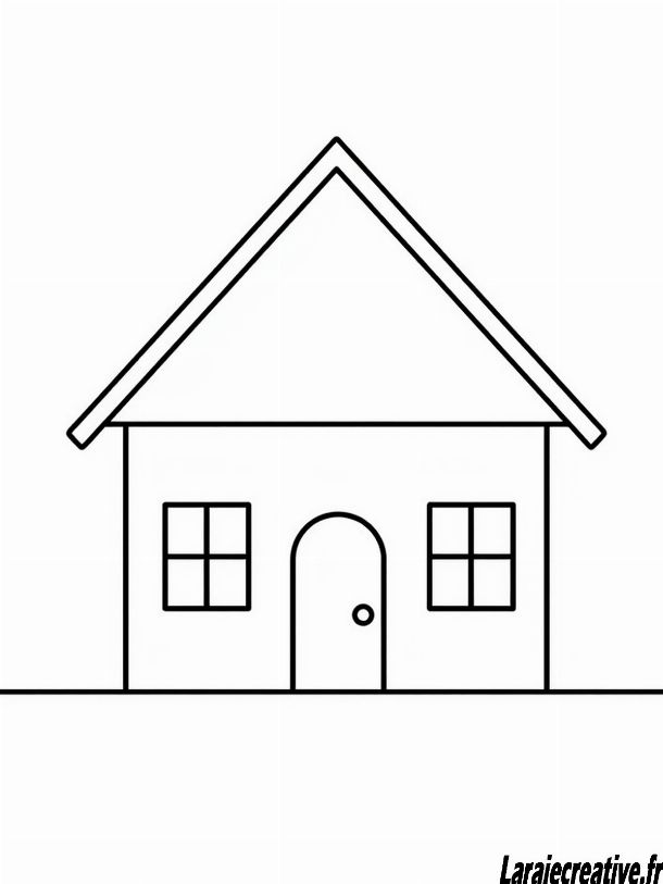 dessin maison