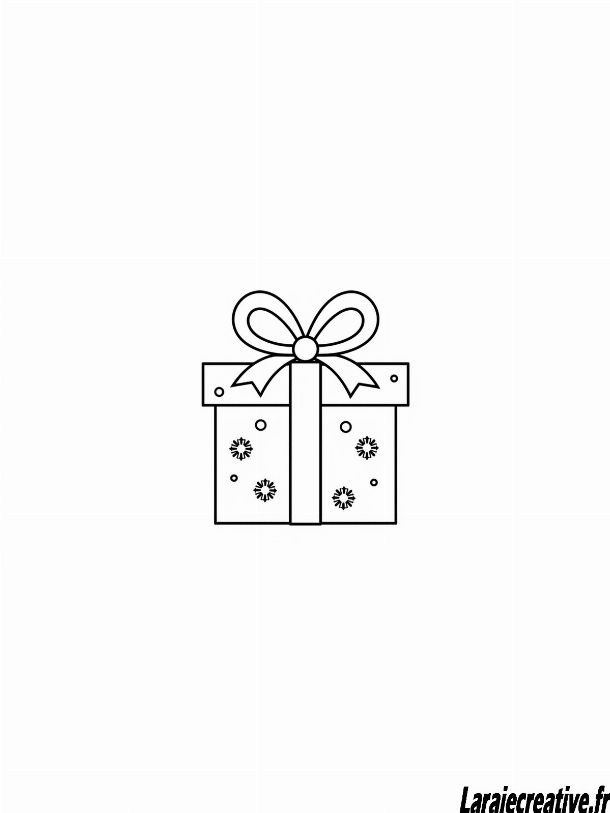 coloriage cadeaux de noel a imprimer gratuit