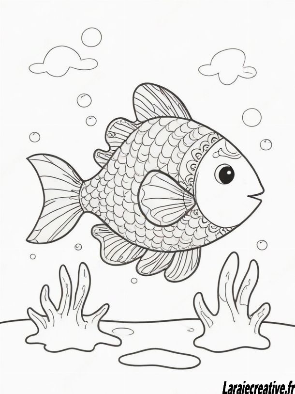 coloriage poisson d avril rigolo a imprimer