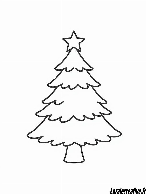 coloriage sapin de noel a imprimer gratuit