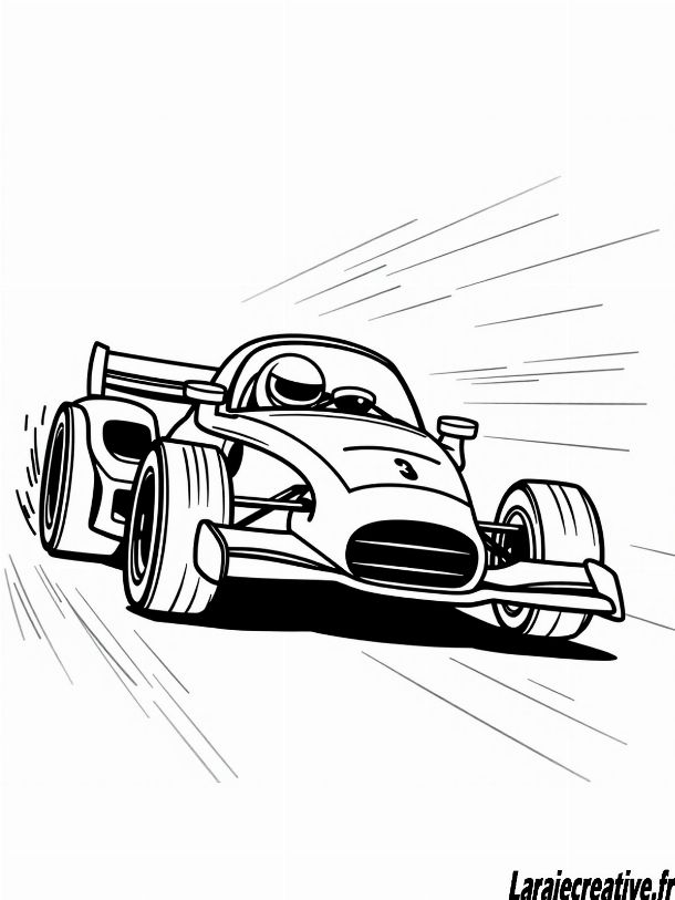 coloriage voiture de rallye wrc a imprimer
