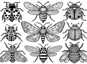 Coloriages Insectes - Dessins à imprimer pour découvrir le monde fascinant des petites bêtes