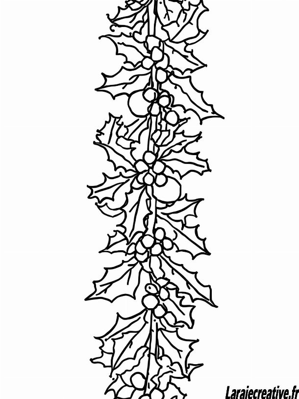 coloriage couronne de noel a imprimer gratuit