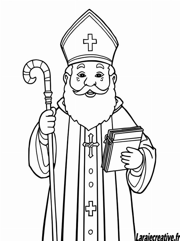 dessin Saint nicoals