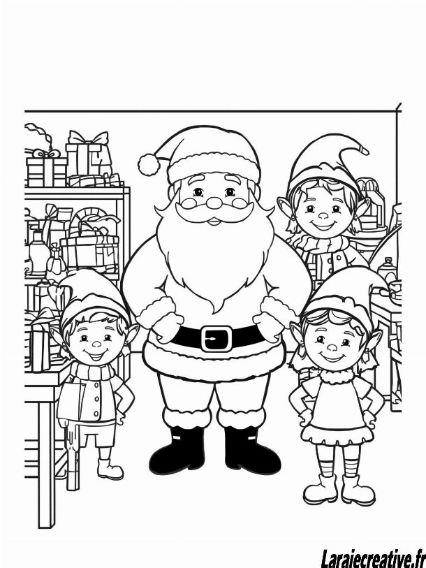 dessin atelier du pere Noel