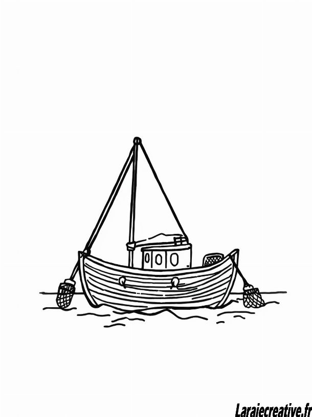 dessin bateau enfant