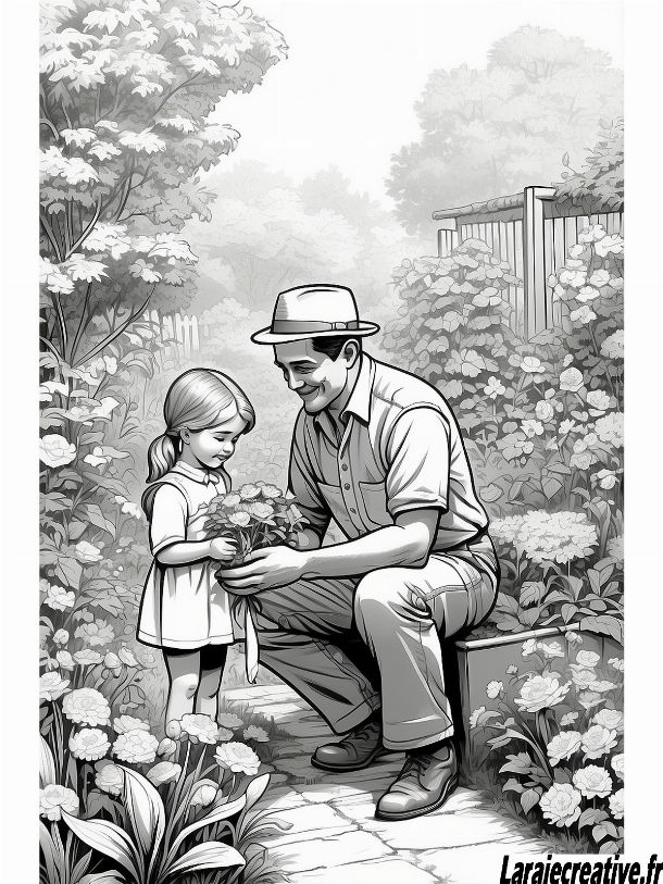 coloriage bonne fete papa