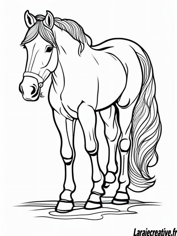 dessin cheval